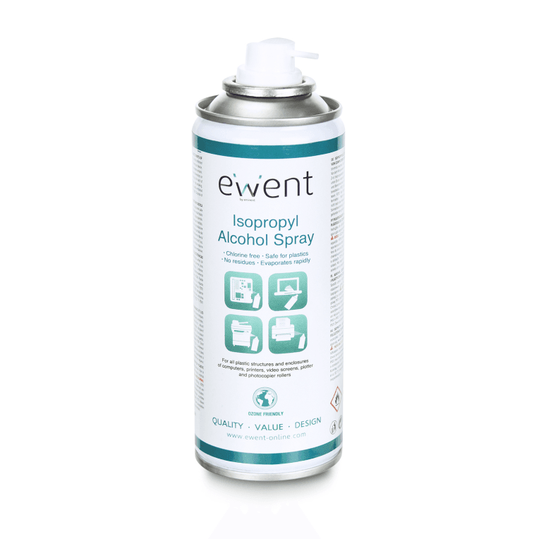 Ewent EW5613 kit de limpieza para computadora Impresora Espray para limpieza de equipos 200 ml