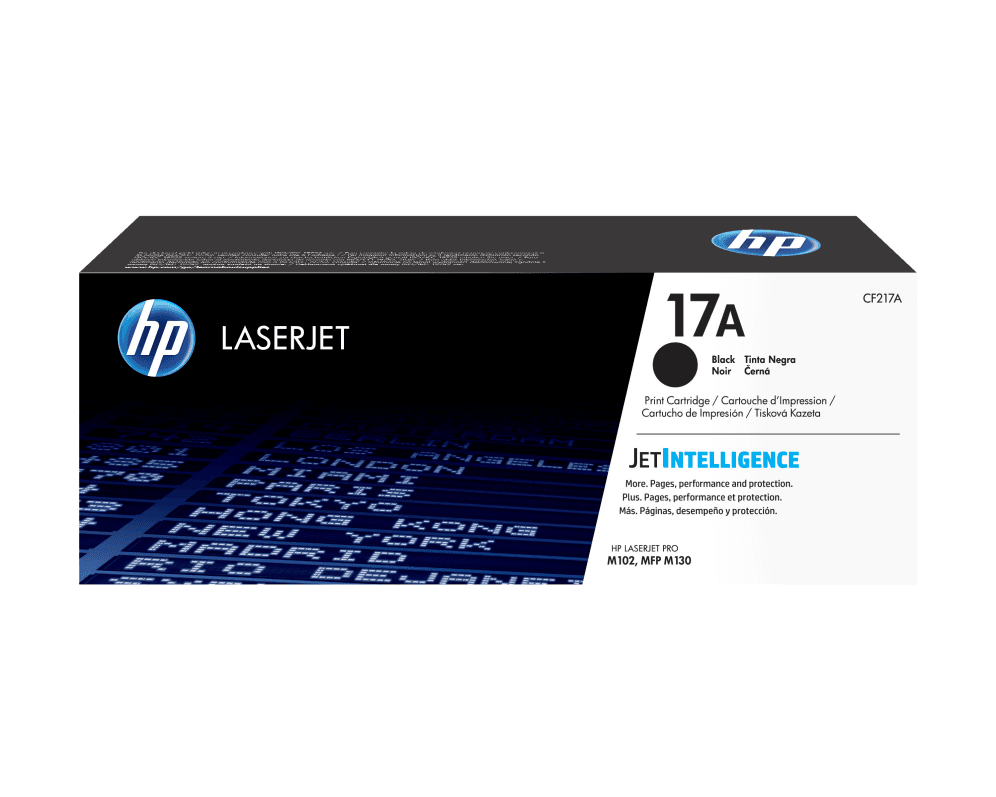 HP Cartucho de tóner Original LaserJet 17A negro