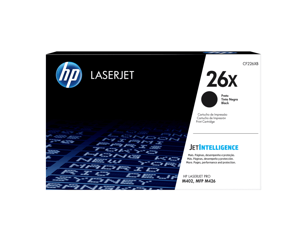 HP Cartucho de tóner original LaserJet 26X de alta capacidad negro