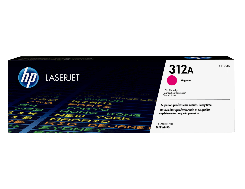 HP Cartucho de tóner 312A magenta para LaserJet
