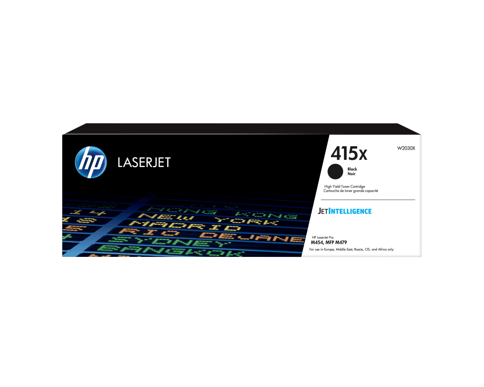 HP Cartucho de tóner Original LaserJet 415X negro de alta capacidad