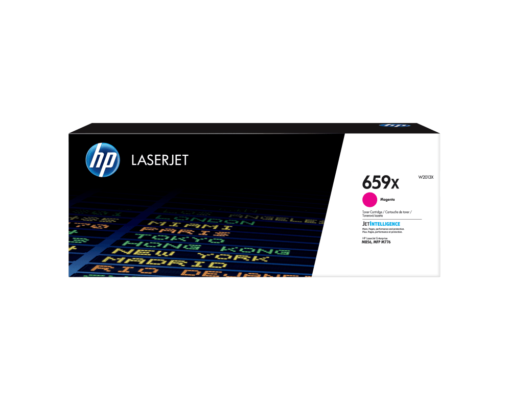 HP LaserJet Cartucho de tóner Original 659X magenta de alta capacidad