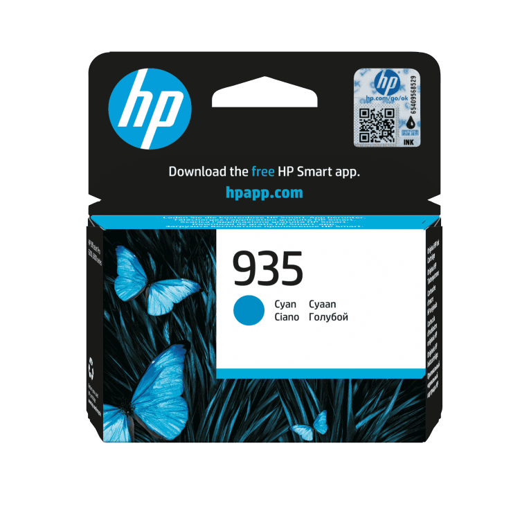 HP Cartucho de tinta original 935 cian