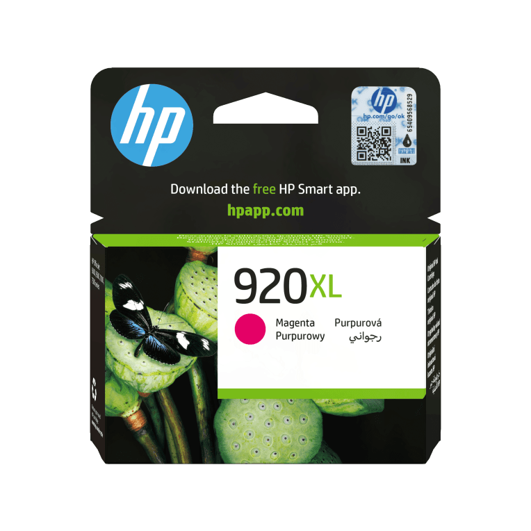HP Cartucho de tinta original 920XL de alta capacidad magenta
