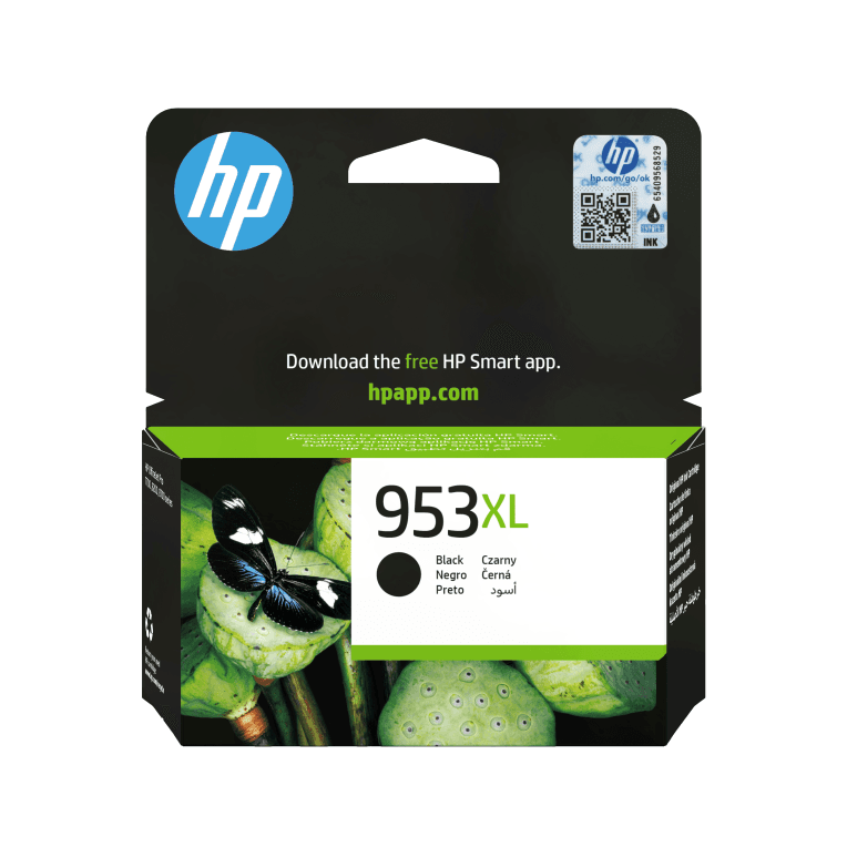 HP Cartucho de tinta Original 953XL de alto rendimiento negro