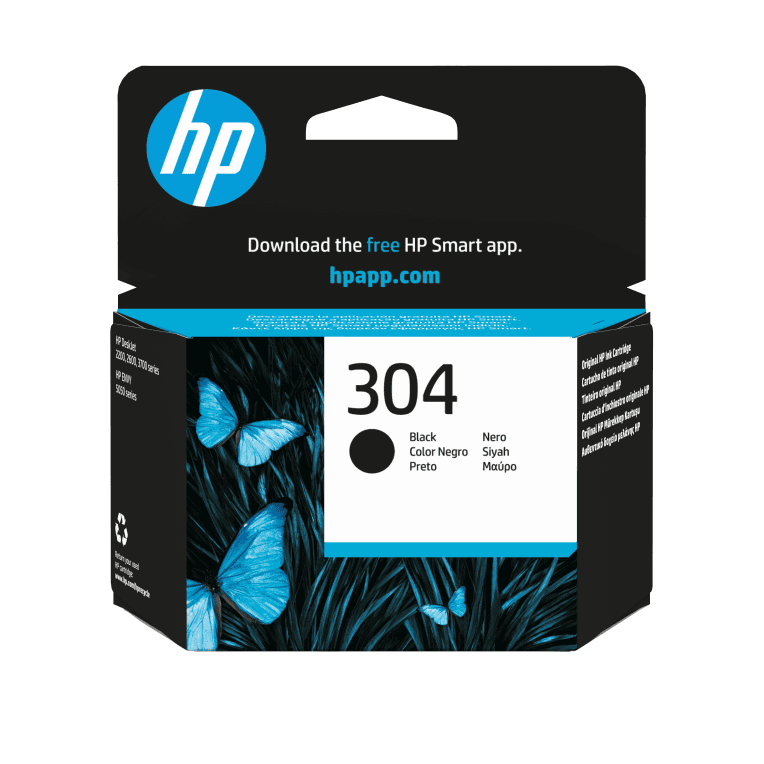 HP Cartucho de tinta Original 304 negro