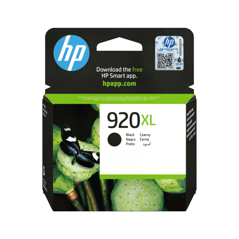 HP Cartucho de tinta original 920XL de alta capacidad negro