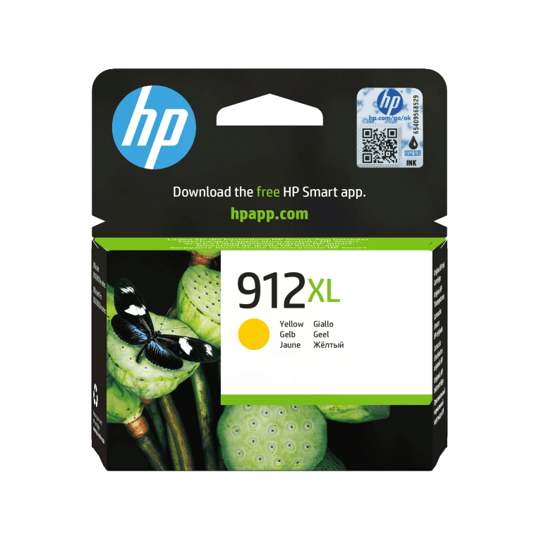 HP Cartucho de tinta Original 912XL amarillo de alta capacidad