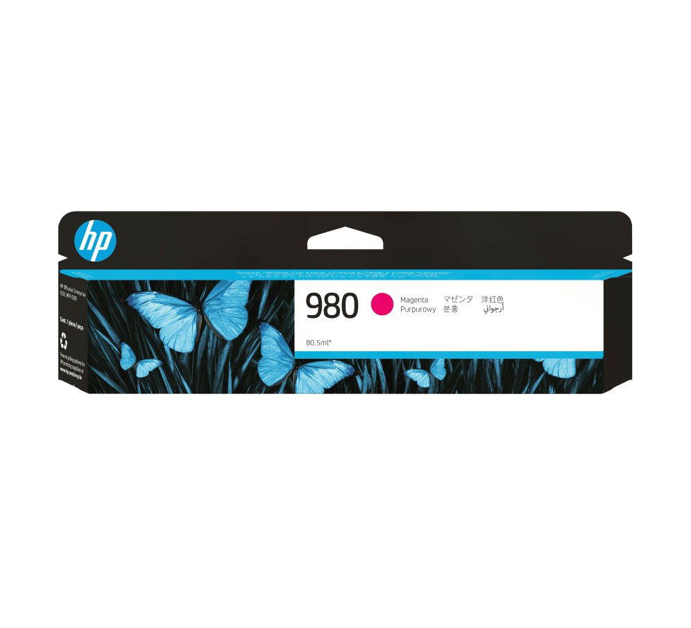 HP Cartucho de tinta original 980 magenta