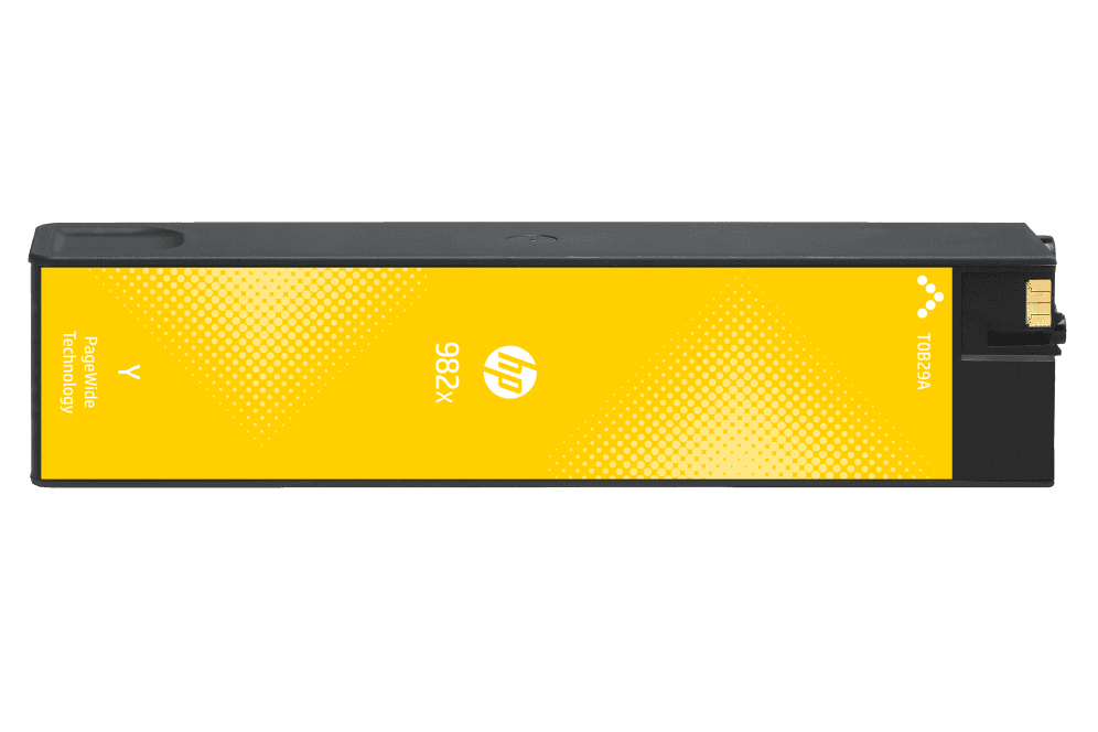 HP Cartucho PageWide 982X Original de alta capacidad amarillo