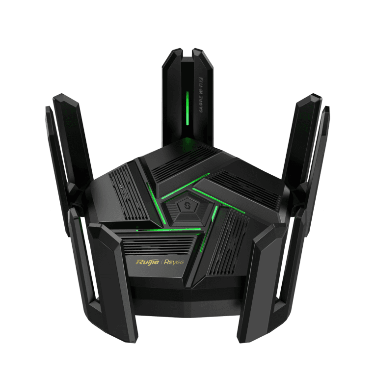 Ruijie Networks RG-EW7200BE PRO router inalámbrico Doble banda (2,4 GHz / 5 GHz) Negro