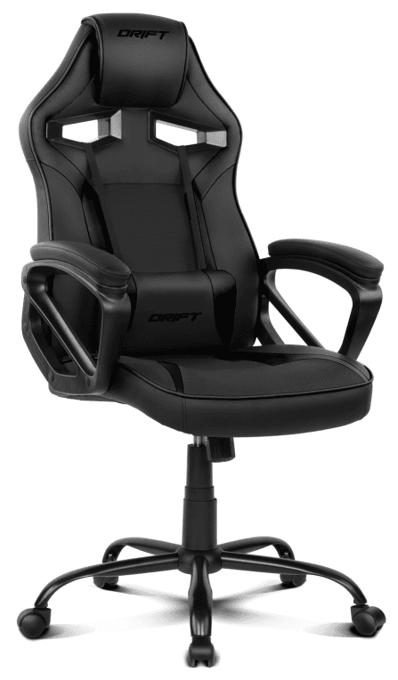 DRIFT DR50 Silla para videojuegos de PC Asiento acolchado tapizado Negro