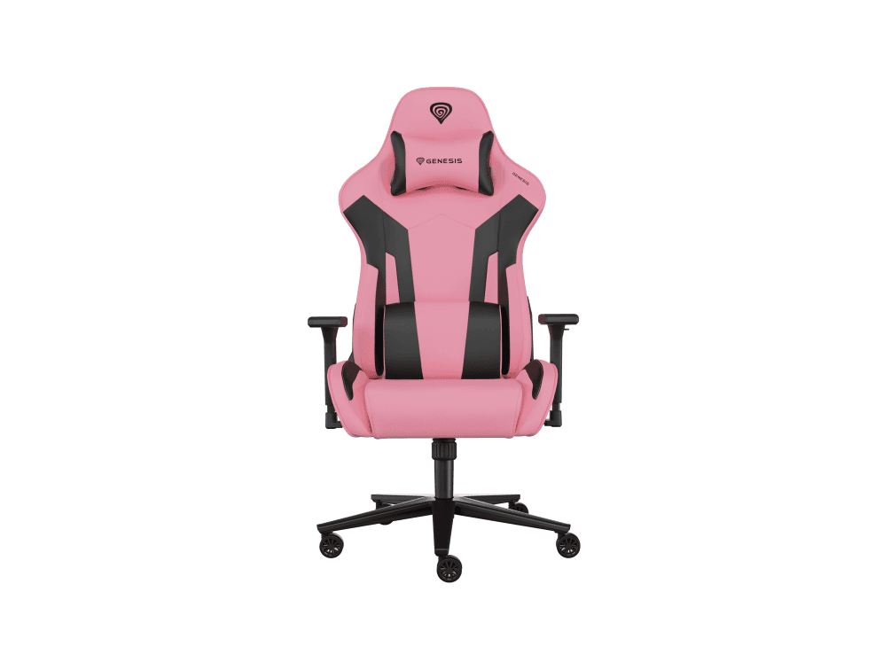GENESIS Nitro 720 Silla para videojuegos de PC Asiento inflable Negro, Rosa