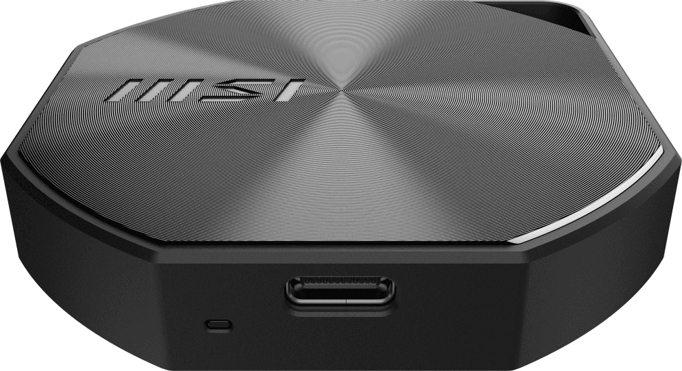 MSI DATAMAG 20GBPS 1TB unidad externa de estado sólido USB Tipo C USB 3.2 Gen 2x2 Negro