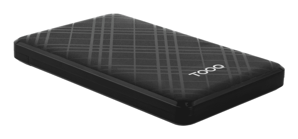 TooQ Caja Externa para Discos de 2,5” HDD/SSD, Negro