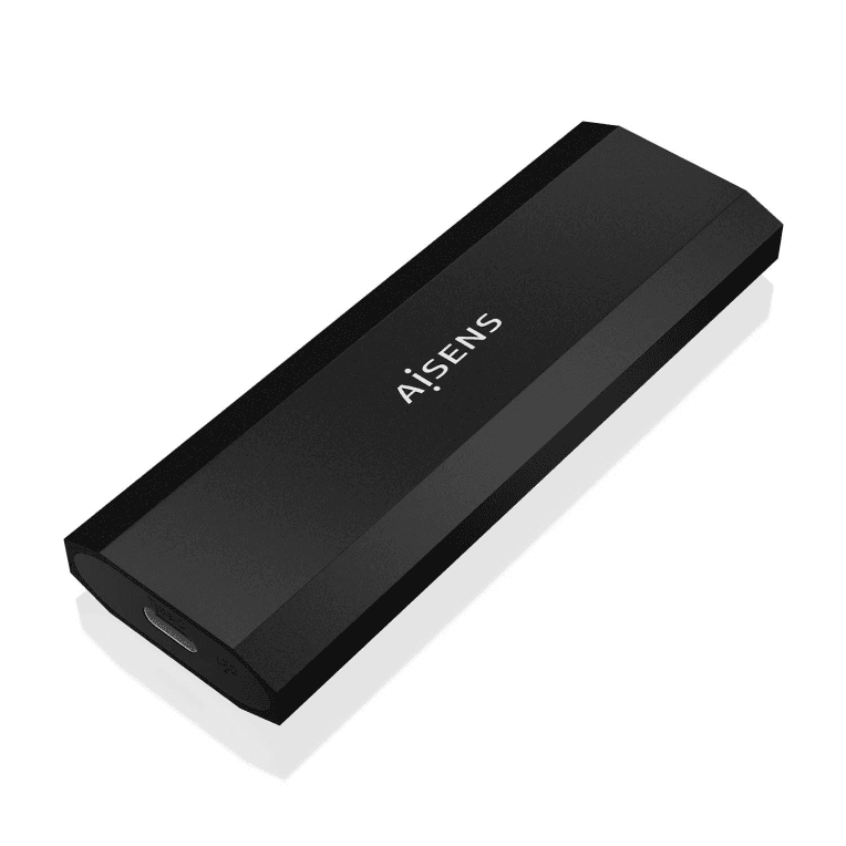 AISENS ASM2-028B caja para disco duro externo Caja externa para unidad de estado sólido (SSD) Negro
