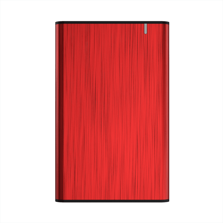 AISENS Caja Externa 2,5" ASE-2525RED 9.5mm SATA a USB 3.0/USB3.1 Gen1, Rojo