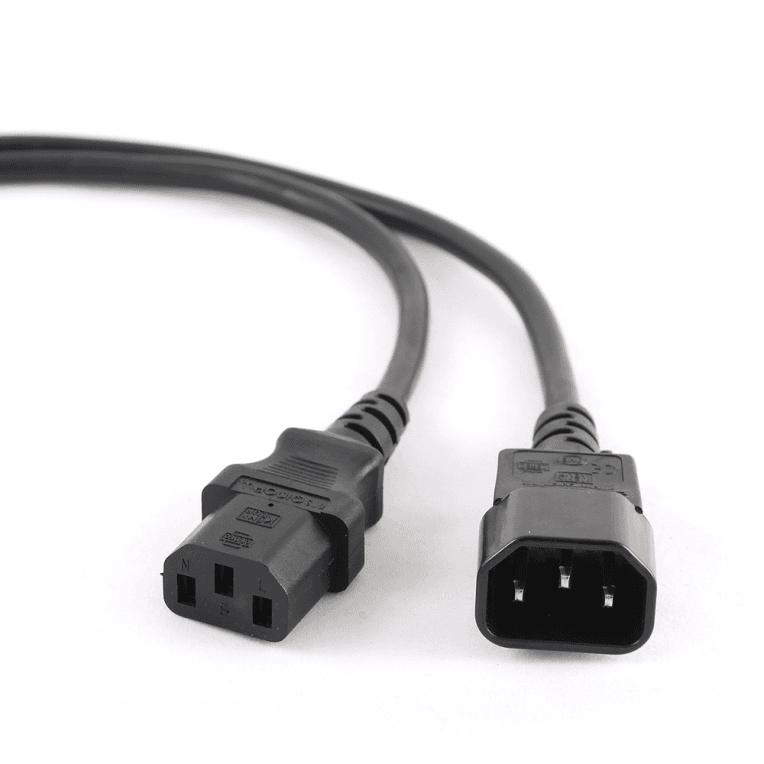 Gembird PC-189 cable de transmisión Negro C14 acoplador