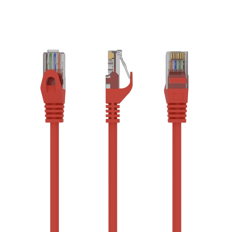 Gembird PP6U-0.25M cable de red Rojo 0,25 m Cat6 U/UTP (UTP)