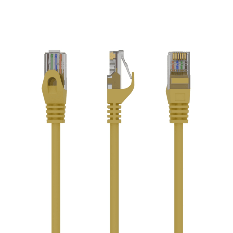 Gembird PP6U-0.5M cable de red Amarillo 0,5 m Cat6 U/UTP (UTP)