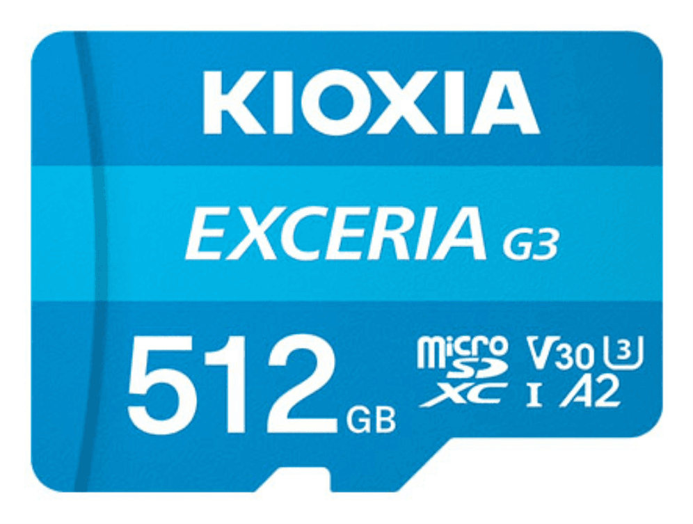 Kioxia EXCERIA G3 512 GB MicroSDXC UHS-I Clase 10