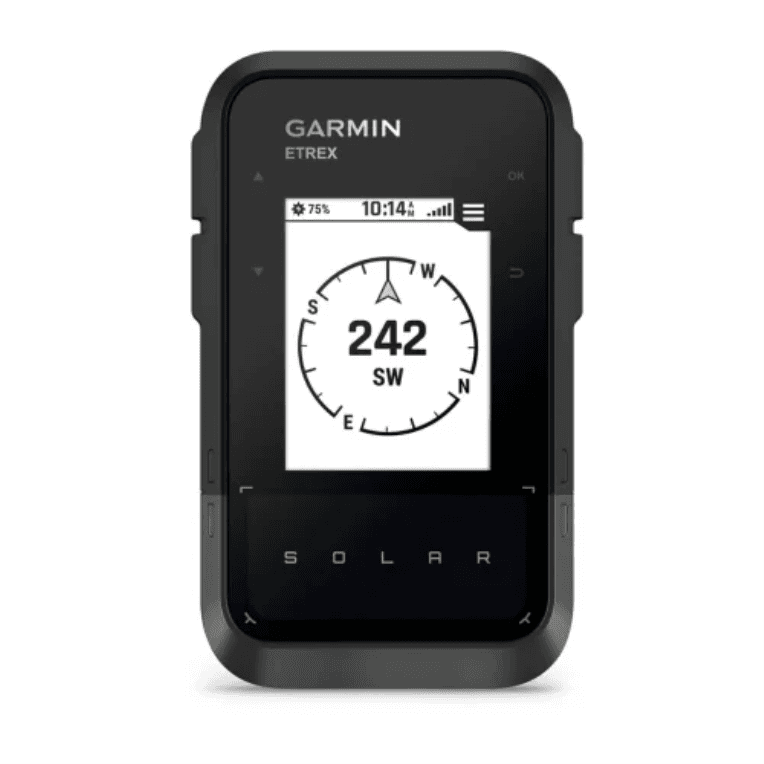 Garmin eTrex Solar navegador De mano 5,49 cm (2.16") 141 g Negro, Gris