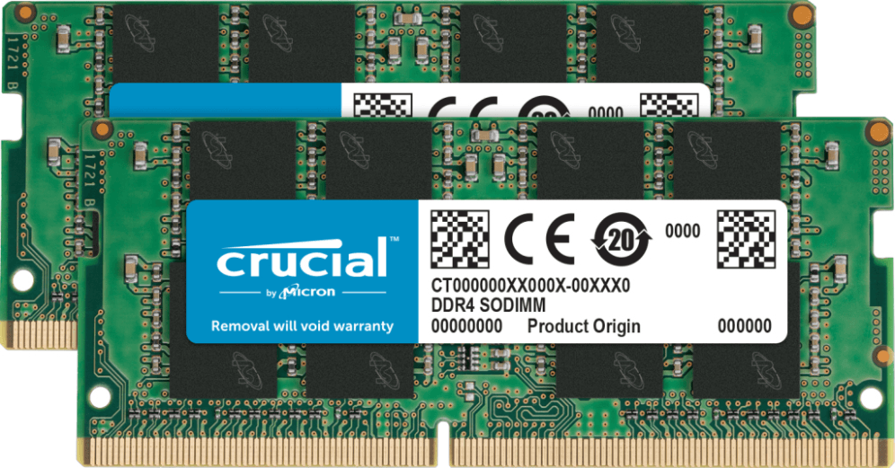 Crucial CT2K16G4SFRA32A módulo de memoria 32 GB 2 x 16 GB DDR4 260-pin SO-DIMM