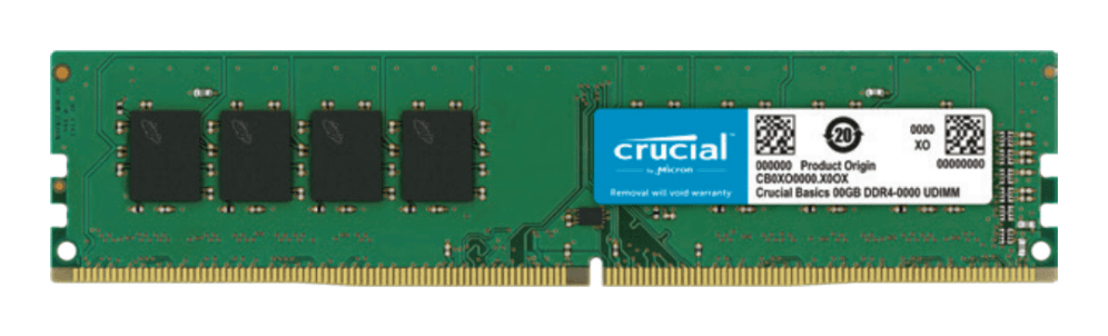 Crucial CB8GU3200 módulo de memoria 4 GB 1 x 4 GB DDR4 3200 MT/s