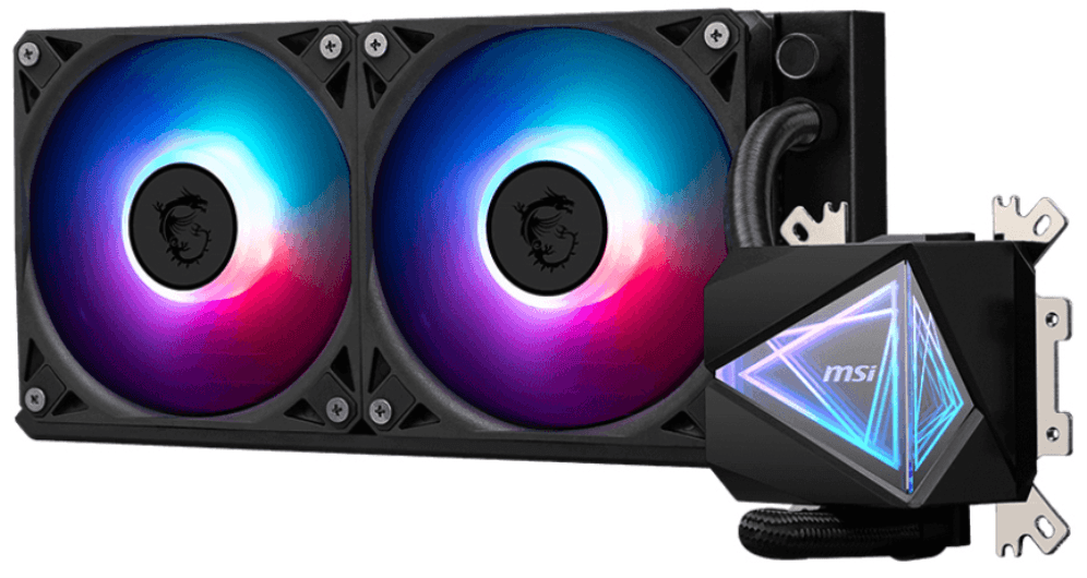 MSI MAG Coreliquid I240 Carcasa del ordenador Sistema de refrigeración líquida todo en uno 12 cm Negro 1 pieza(s)