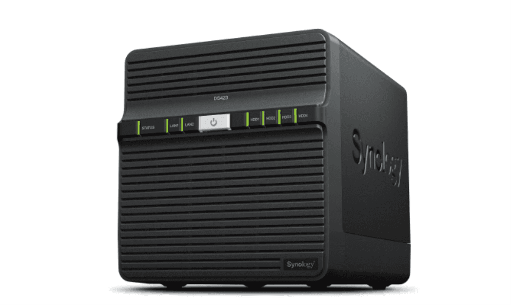 Synology DiskStation DS423 servidor de almacenamiento NAS Realtek RTD1619B 2 GB DDR4 0 TB DiskStation Manager Negro