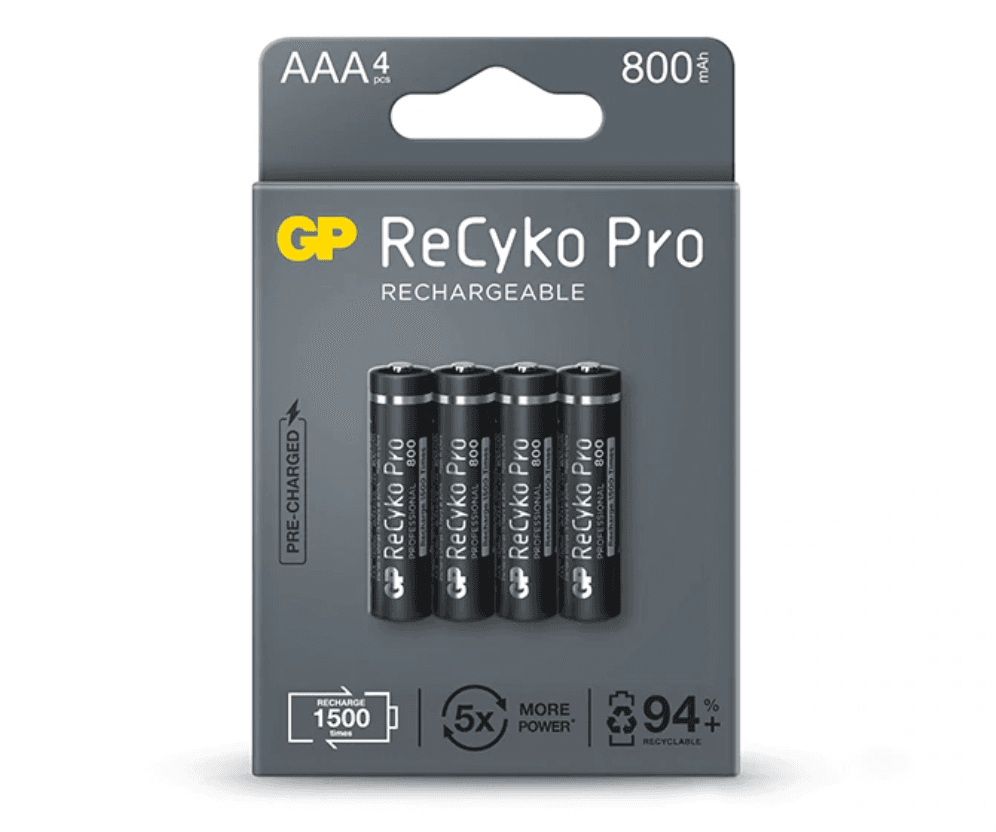 GP Batteries ReCyko Pro Batería recargable AAA Níquel-metal hidruro (NiMH)